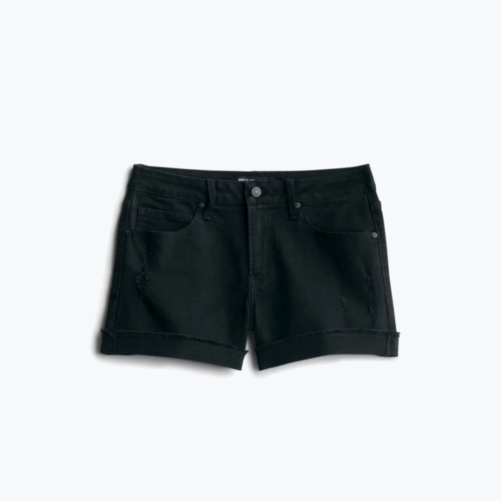 Just Black Romeo Distressed Cuffed Frayed ahem Denim Shorts Size 12/31 StitchFix